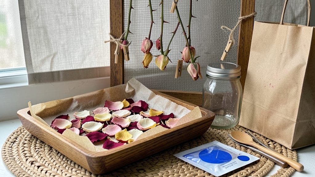 How to Dry Roses to Keep Their Color: Vibrant Blooms Preserved Naturally