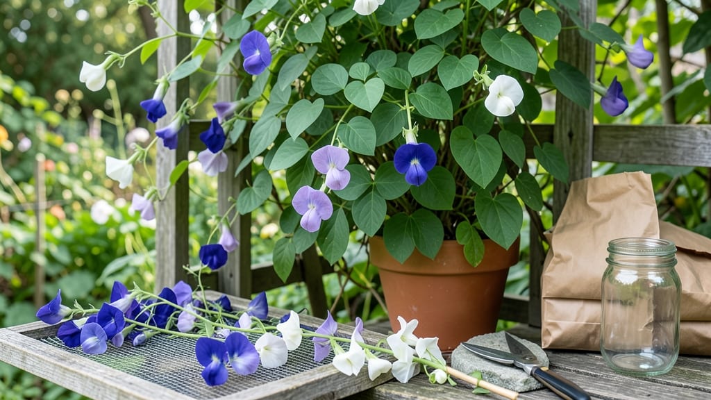 How to Dry Butterfly Pea Flowers for Tea: Sun-Kissed Petals With Vibrant Blue Magic