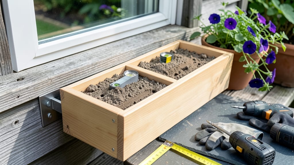 How to Hang Window Boxes on Brick: Level and Secure With Heavy-Duty Hardware