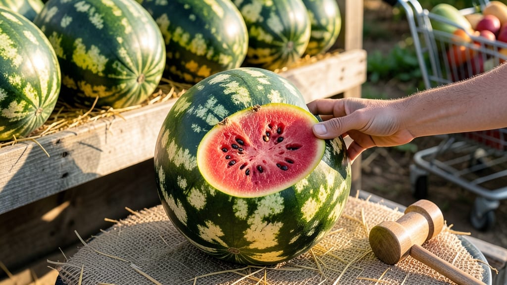 How to Pick Ripe Watermelons at the Store: Thump Test Secrets and Field Spot Clues