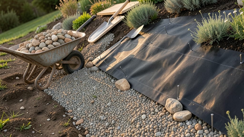 How to Build a Stone Flower Bed on a Slope: Terraced Beauty Without the Backbreaking Work