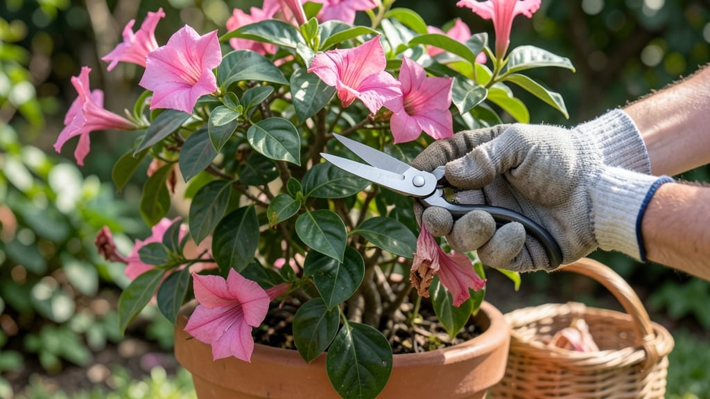 How To Deadhead Mandevilla: Trim Vines for Bold, Long-Lasting Floral Displays