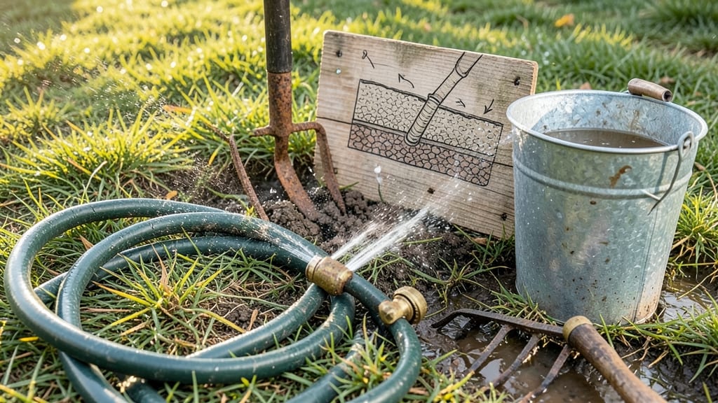 How to Fix Overwatered Lawn: Drain, Aerate, and Revive Roots Fast