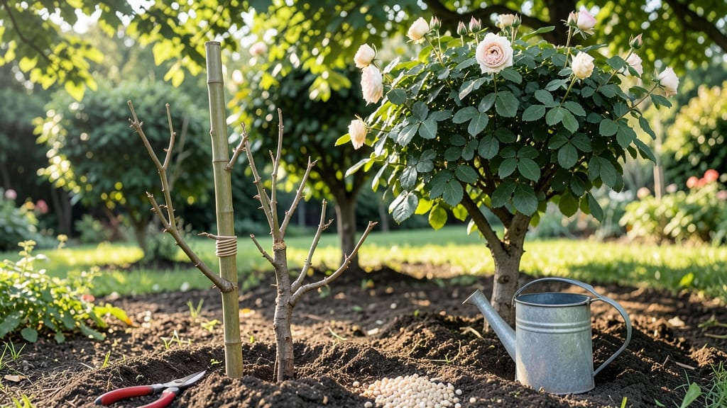 How to Make a Rose Tree: Year-Round Blooms With Minimal Pruning