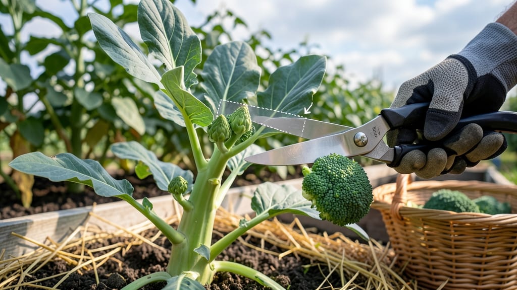 How to Harvest Broccoli So It Keeps Growing: Precision Cutting for Continuous Yield