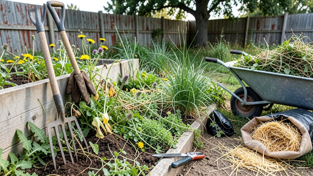 How to Clear a Vegetable Garden Full of Weeds: Sun-Scalding Power in 3 Days