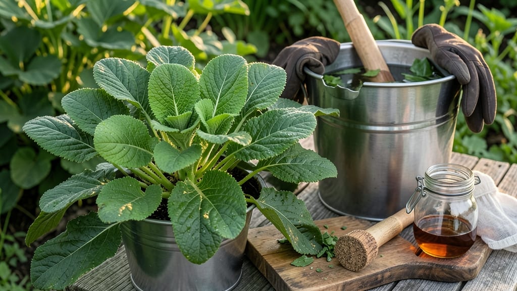 How to Make Comfrey Tea Recipe: Herbal Healing Elixir for Soil and Skin