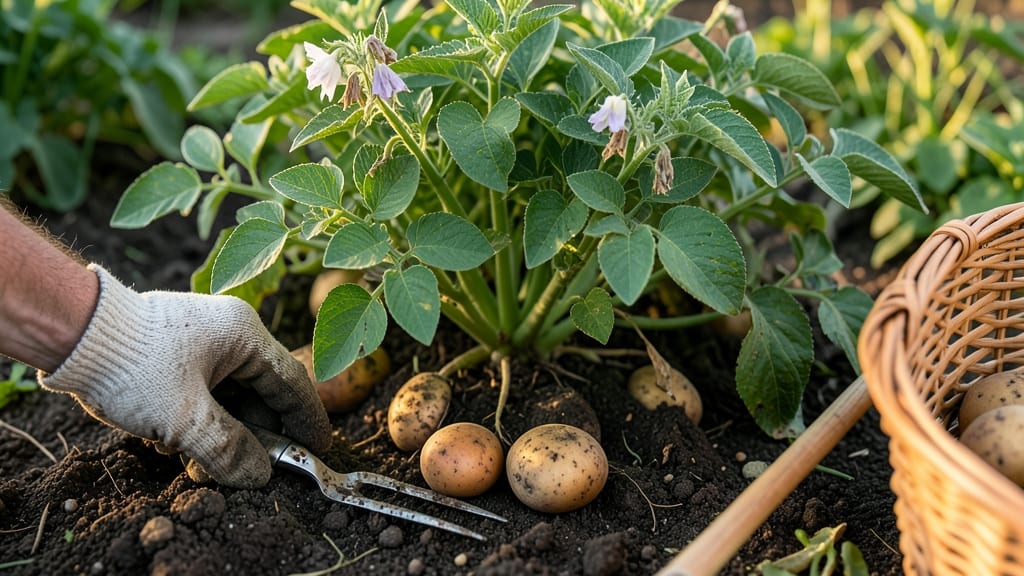 How to Know When Potatoes Are Ready to Pick: Dig for Firm Tubers, Not Flowers