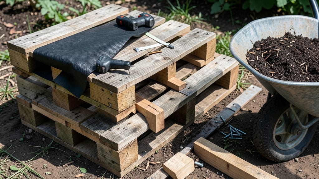 Raised Garden With Pallets: Durable Planter Build for Year-Round Growing