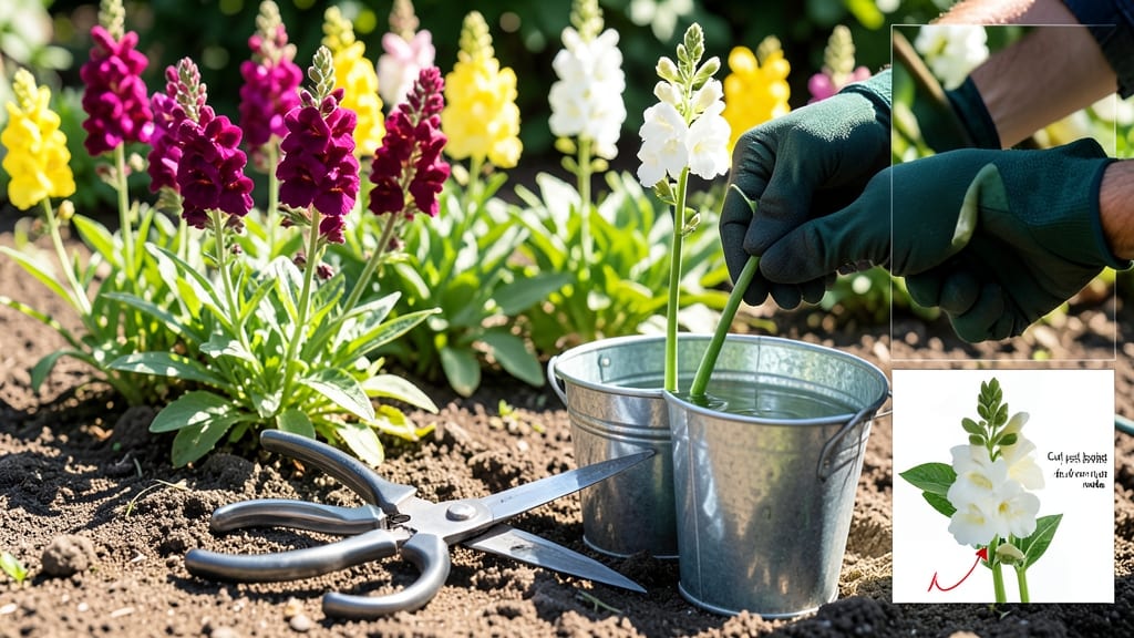How to Cut Snapdragons for More Blooms: Precision Trimming for Nonstop Color