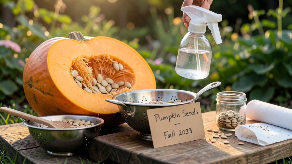 How to Clean Pumpkin Seeds for Planting: Soil-Free Viability in 5 Simple Steps