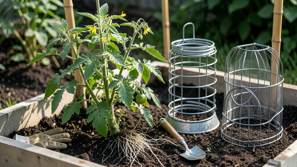 How to Place Tomato Cages: Sturdy Support for Bushier Plants