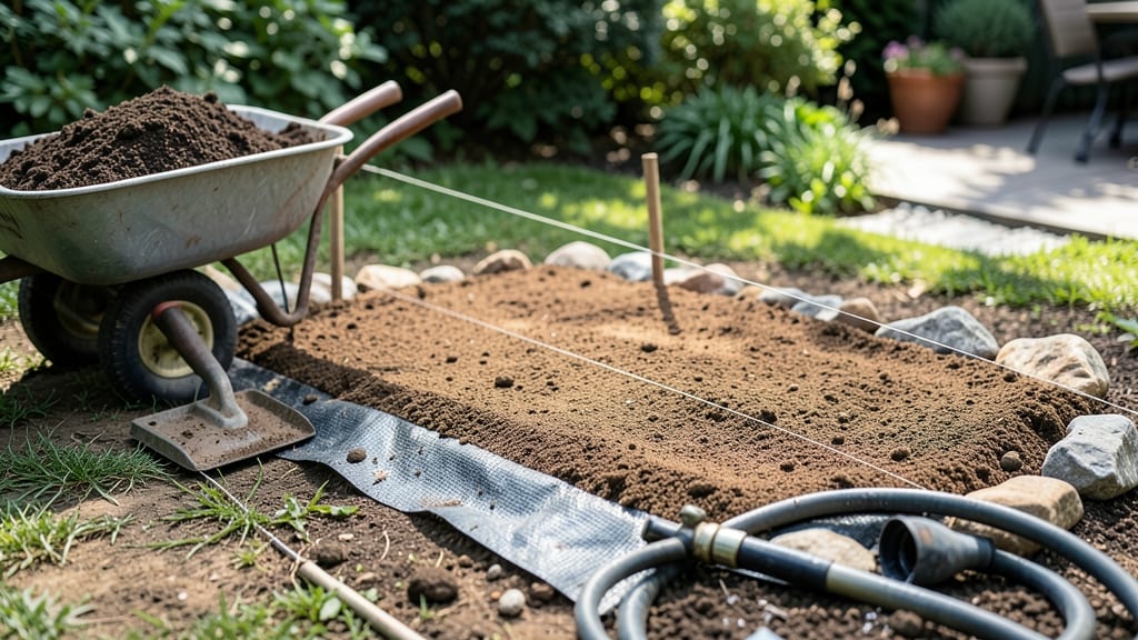 How to Level a Flower Bed: Slope-Free Foundation for Perfect Planting