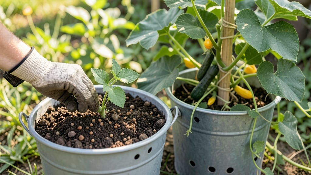 How to Grow Cucumbers in a 5-Gallon Bucket: Space-Saving Harvest in Minutes