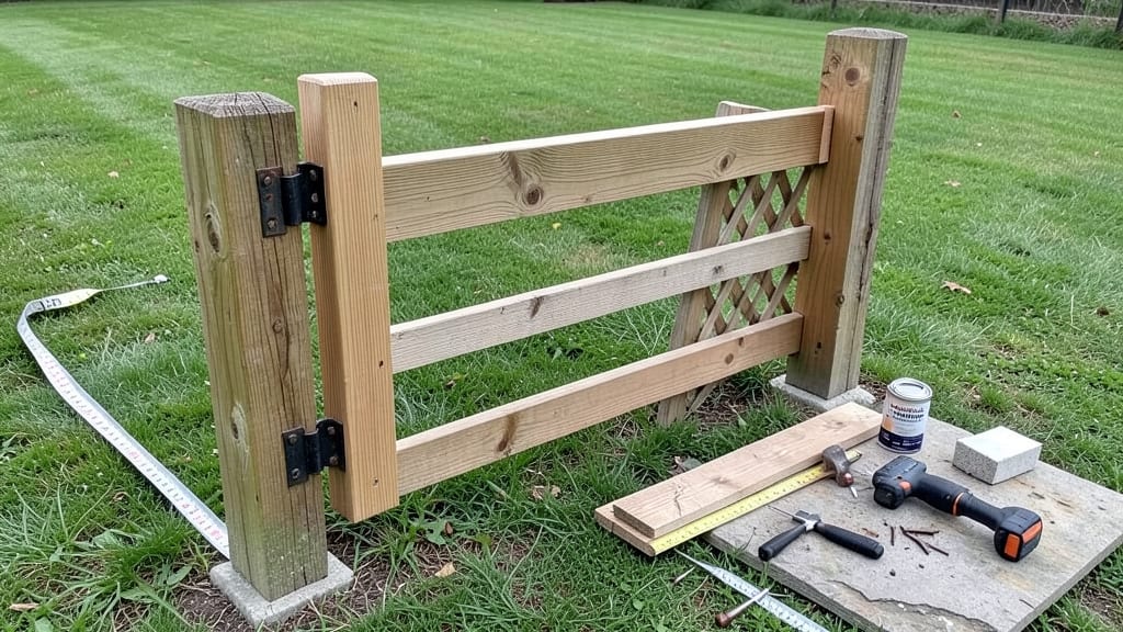 How to Make a Simple Garden Gate: Rustic Wooden Beauty in Your Yard