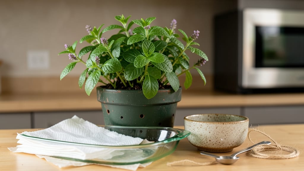 How to Dry Mint in Microwave: 3-Minute Herbal Preservation