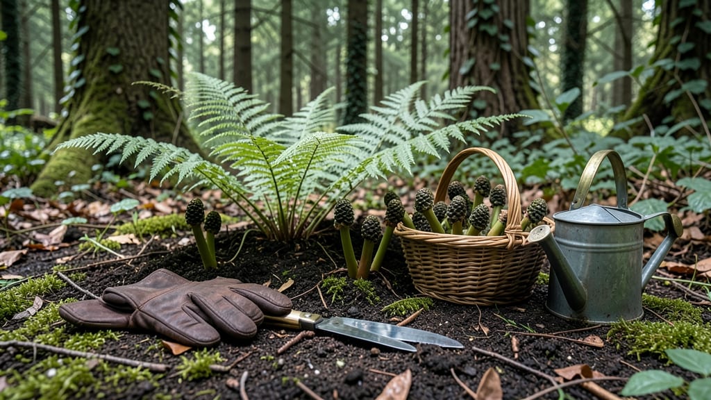 Fiddleheads Growing Guide: Harvest Fresh Fern Shoots in 3 Months