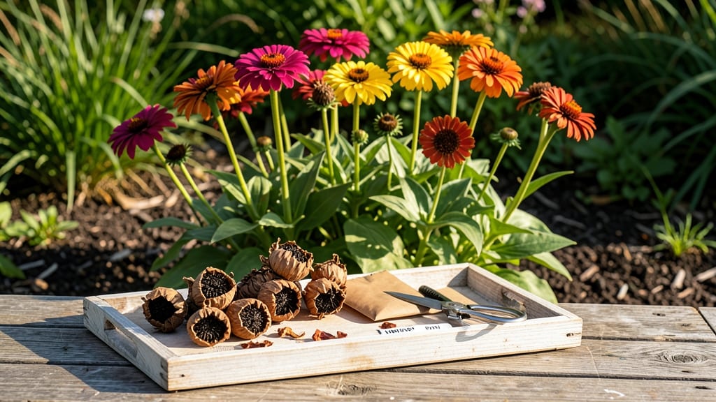 How to Get Zinnia Seeds from Flowers: Dried Flower Heads Yield Next Year’s Blooms