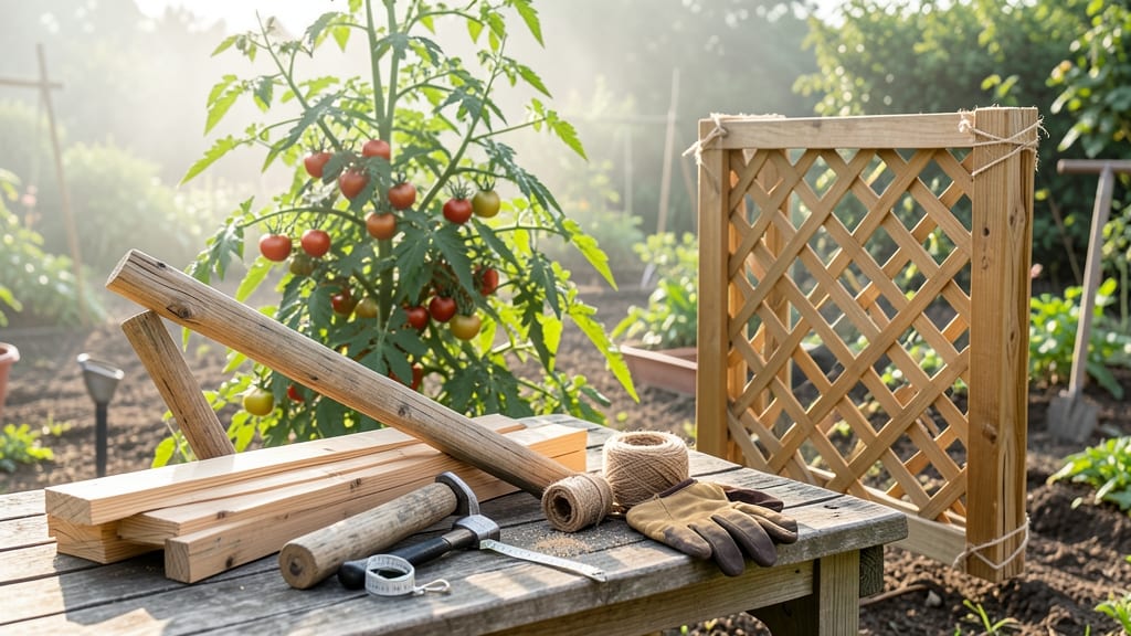How to Make Wood Tomato Cages: Sturdy DIY Supports for Heavy Harvests