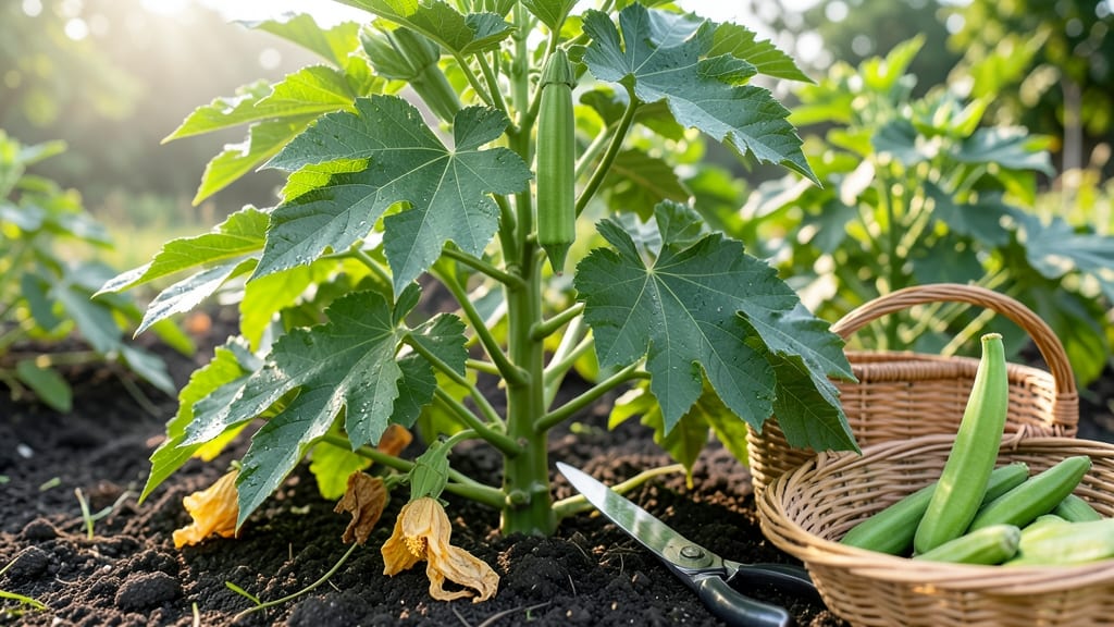 How to Know When to Pick Okra: 3 Visual Cues for Perfect Harvest