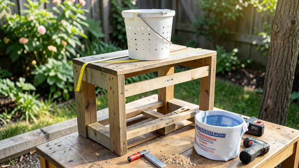 How to Build a Bucket Garden Stand: Sturdy DIY Framework for Elevated Planting