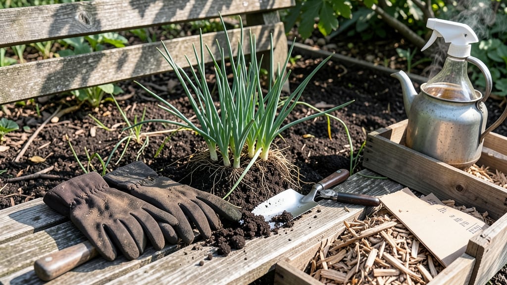 How to Get Rid of Onion Grass Naturally: Boiling Water Barrier That Smothers Roots Without Chemicals