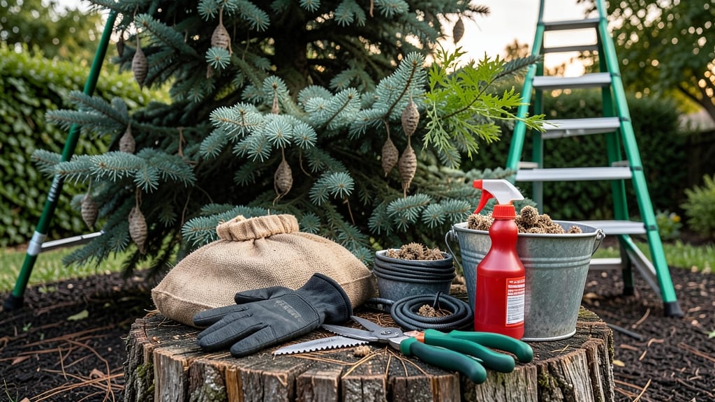 How to Get Rid of Bagworms on Evergreens: Boil-and-Pour Shock Treatment for Fast Elimination