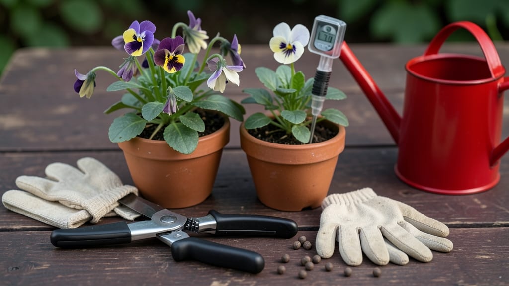 How to Keep Pansies from Getting Leggy: Prune and Pinch for Bushier Blooms