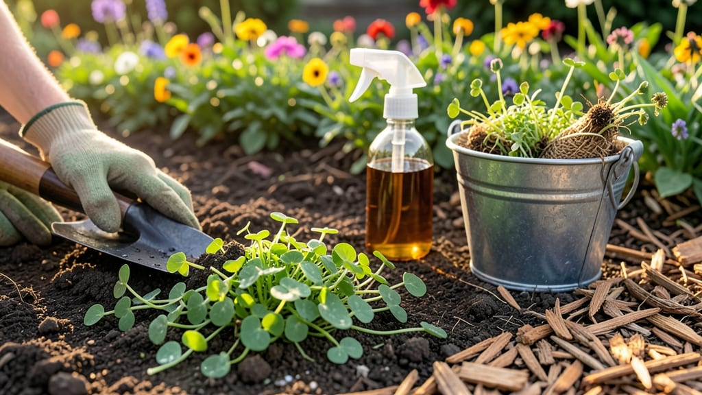 How to Get Rid of Chickweed in Flower Beds: Boil-and-Pour Barrier That Chokes Out Roots